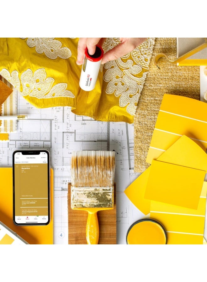 أداة مطابقة ألوان Datacolor ColorReader Pro – التعرف الفوري على ألوان الطلاء للمحترفين، مصممة للدهان، مصممي الديكور ومديري المرافق - Image 4